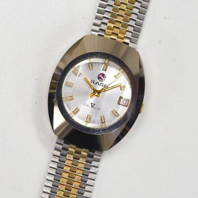 1円 可動品 腕時計 ラドー RADO バルボア V 機械式 自動巻 メンズ シルバー 同梱不可