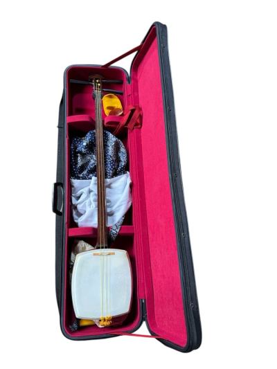 三味線 K18刻印 高級糸巻き 民謡 地唄 和楽器 弦楽器