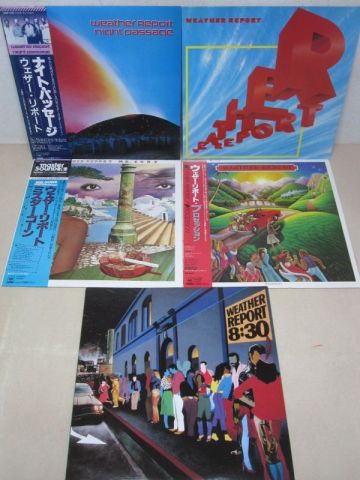 LP・ウェザーリポート 5セット・帯付3枚・ミスターゴーン マスターサウンド帯付など・Weather Report/11-69