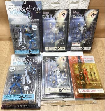 未使用☆未開封☆海洋堂 XEBEC 新世紀エヴァンゲリオン トイザらス 限定 レイ アスカ 零号機 等 大量 まとめて 6点 C50