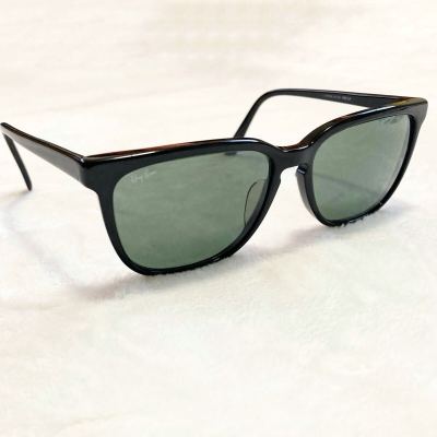 1円～極美品 TRADITIONALS WAYFARER CLINTON (#09) クリントン 5816 レイバン サングラス Ray Ban ブラック 黒 E-1 ウェリントン型 