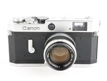 【かめらや】1558 Canon P ポピュレール + CANON LENS 50mm F1.8 レンジファインダー 標準レンズ ライカ L39 Lマウント