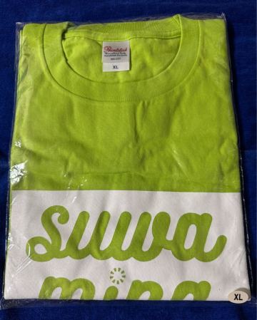 【未開封】諏訪彩花　高橋未奈美 Tシャツ（グリーン）XLサイズ　声優　東京ドイツ村　二人で休日デート すわみな　アニメ　ゲーム