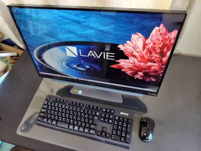 【超高速SSD採用】第8世代 Core i7/SSD 1TB/メモリ16GB/Office 2021/Blu-ray★23.8型 LAVIE Desk All-in-one DA770/KAB #25b3