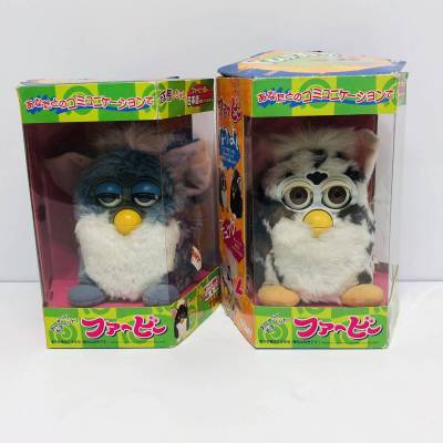 ●トミー ファービー おしゃべりペット TOMY 2点セット 箱付き 日本語 天才ペット 成長 コミュニケーション M2340
