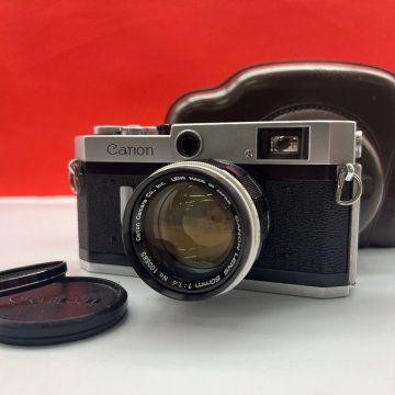 ♪04 Canon CAMERA P P型 ポピュレール LENS 50mm F1.4 レンジファインダー 現状品 1円スタート キャノン