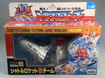 MT-4 シャトルロケット Wチーム マイクロトランスフォーマー 1991年発売 トランスフォーマー C-364 マイクロトレーラーズ