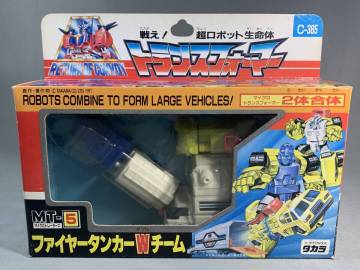 MT-5 ファイヤータンカー Wチーム マイクロトランスフォーマー 1991年発売 トランスフォーマー C-365 マイクロトレーラーズ