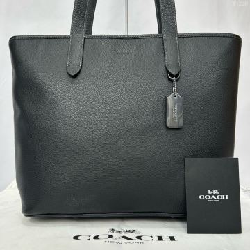 【入手困難品/極美品】コーチ COACH サリバン トートバッグ ビジネスバッグ ブリーフケース ハンドバッグ A4可 レザー メンズ 黒 大容量