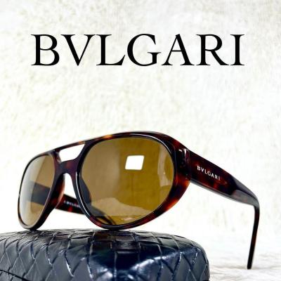 極美品希少　BVLGARI　ブルガリ　サングラス　705　ブラウンレンズ　べっ甲柄フレーム