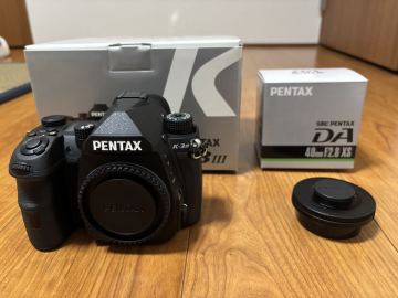 【送料無料】K-3 Markiii 3 ボディキット ブラック 総ショット数約5400 + PENTAX-DA 40mmF2.8 XS単焦点 ペンタックス ビスケットレンズ 