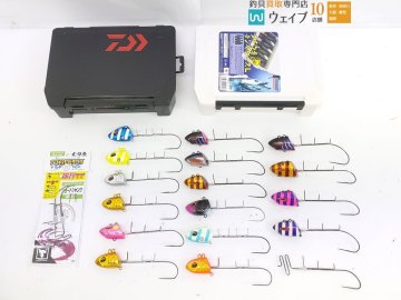 ダイワ 快適船 タチウオテンヤ SS 速攻SP 40号・タチウオテンヤケース 255、オーナーばり 掛獲船太刀魚テンヤ 50号 他 計20点