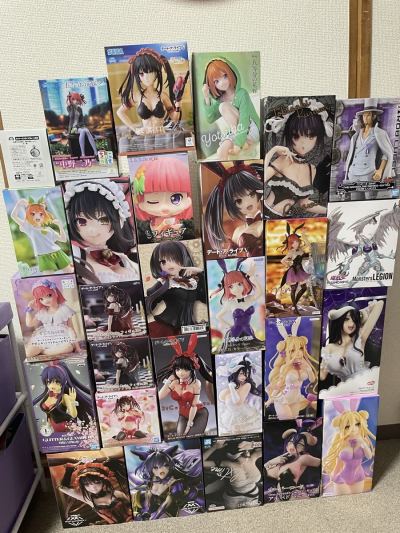 【未開封】フィギュア まとめ 大量 28点 美少女フィギュア オーバーロード アルベド デートアライブ 時崎狂三 五等分の花嫁 中野二乃 四葉