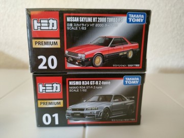 未開封 トミカ プレミアム NISMO R34 GT-R Z-tune スカイライン HT 2000 ターボ RS 2台