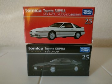 未開封 トミカ プレミアム トヨタ スープラ 発売 通常 白 黒 2台 