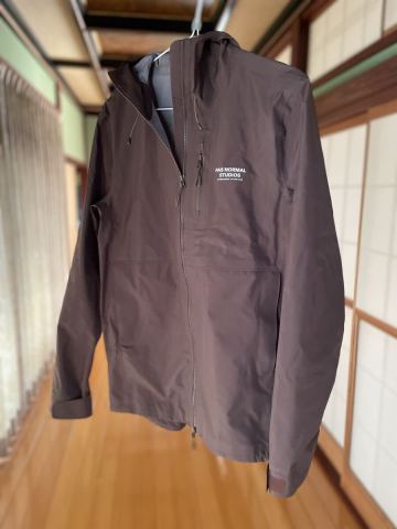 PAS NORMAL STUDIOS PNS パスノーマルスタジオ ESCAPISM XSサイズ レインウェア ブラウン レインジャケット