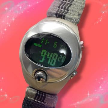 《美品 稼働品》 セイコー SEIKO アルバ ALBA スプーン SPOON メンズレディース腕時計 デジタル 防水 クオーツ W650-4060