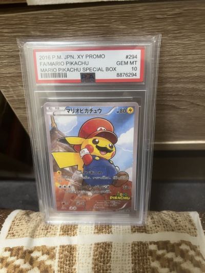 マリオピカチュウ: プロモ[XY-P 294/XY-P](プロモーションカード「XY-P」)Mario Pikachu: PROMO( Promotional cards) PSA10 ポケモンカード