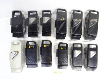 Panasonic 電動アシスト自転車用バッテリー NKY534B02/NKY491B02B/NKY380B02 他 まとめ12点 動作未確認 140-17-F1654