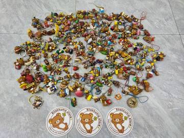 ★◆【USED】リラックマ ストラップ キーホルダー他 大量セット ご当地 約200個 まとめ 箱60サイズ