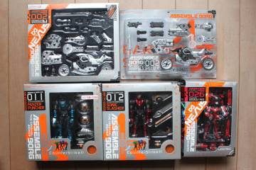 海洋堂 アッセンブルボーグ　002/011/012/026/他 5点セット