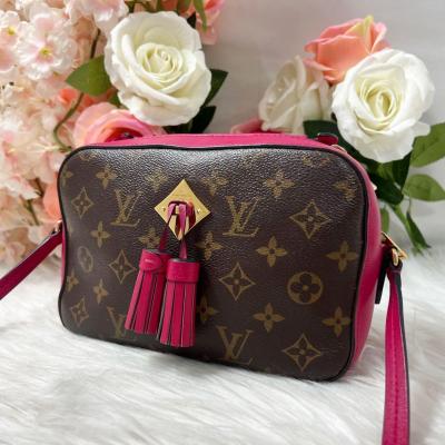 1円スタート LOUIS VUITTONルイヴィトン モノグラム レザー サントンジュ ショルダーバッグ M43557 