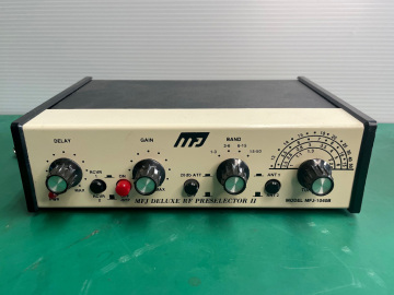 R-382 MFJ-1040B MFJ DELUXE RF PRESELECTOR II （1～50Mhzプリセレクタ、プリアンプ） 整備済動作品