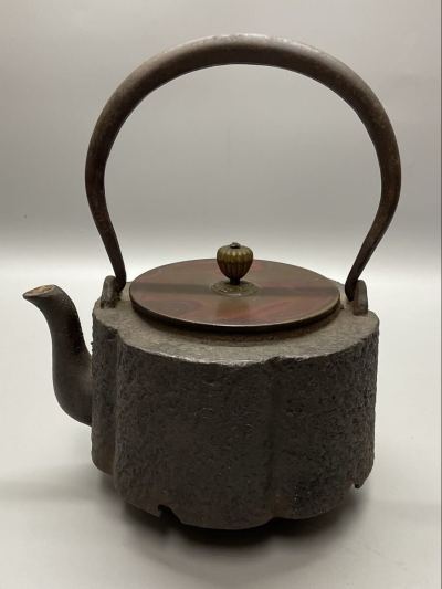 S1 龍文堂 鉄瓶 急須 茶器 煎茶道具 茶道具 金属工芸 時代物 重さ1.7kg