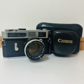  Canon MODEL7 50ｍｍ F1.4 L39 キャノン レンジファインダー ケース付 フィルムカメラ
