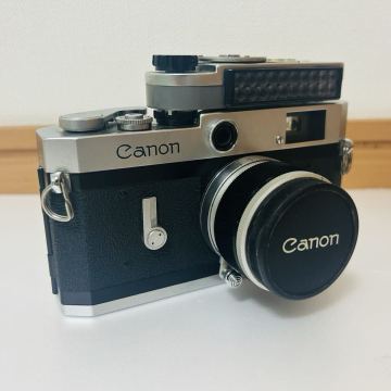 Canon P ピュレール 50mm ライカLマウント レンズ キャノン レンジファインダー フィルムカメラ