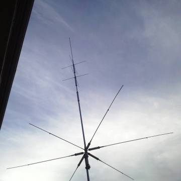 ◆第一電波工業 ダイヤモンド「CP-6S」 グランドプレーンアンテナ〈3.5MHz/7MHz/14MHz/21MHz/28MHz/50MHz*６バンド〉