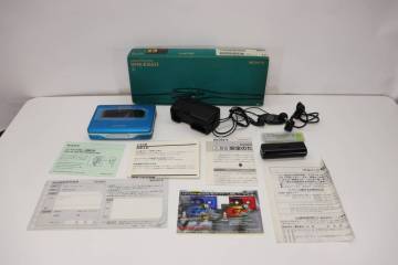 激レア SONY WM-EX633 カセットプレーヤー ウォークマン 外箱付 リモコン付ヘッドホン 充電器 バッテリー 取扱説明書 ポータブル ソニー