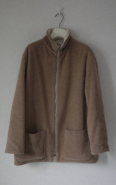 HERMES by Martin Margiela エルメス マルタンマルジェラ期 カシミヤリバーシブルシルクショートコート XS