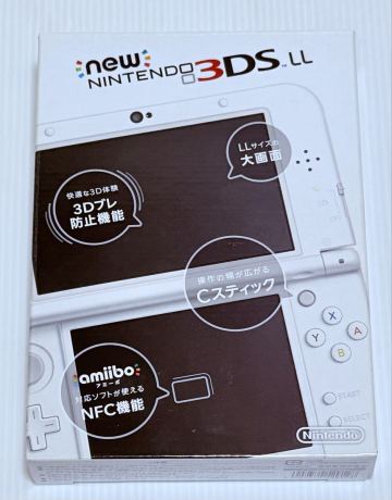 希少 New ニンテンドー3DS LL パールホワイト 新品 未使用品 Nintendo RED-001 任天堂 匿名配送 1円スタート