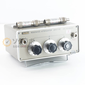 [JB] 保証なし MN510C Anritsu 50Ω DC-500MHz MB-009*2 NMC アンリツ RESISTANCE ATTENUATOR 抵抗減衰器 アッテネーター[07507-0154]