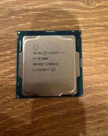 Intel CPU Core i7-8700K BIOS起動確認済み 美品 LGA1151