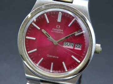 1円～! 稼動品 OMEGA オメガ 166.0174 366.0833 ジュネーブ カラーダイヤル 自動巻き Cal.1020 デイデイト メンズ腕時計 PPKLG2181