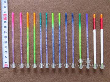 イカ角　ミサキ　11cm 泡入 タケ型(T型）針　各色　計14本