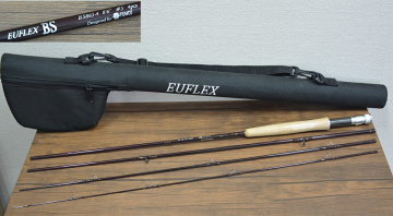 0024-34 EUFLEX ユーフレックス BS865-4 8'6 #5 4本継ぎ フライロッド フィッシング 釣り竿 釣り具 釣り道具 純正ケース付き