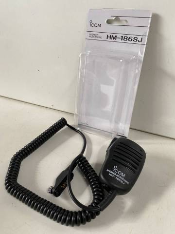 ④o138◆ICOM アイコム◆トランシーバー HM-186SJ 小型スピーカーマイク アマチュア無線 新品