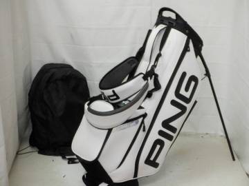 PING ピン HOOFER TOUR 9.０型 アスリートプロモデル スタンド★中古★(WHxBK)ゴルフ キャディバック