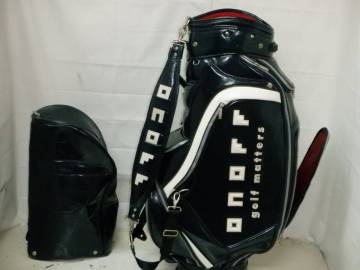 ONOFF オノフ 9.0型 3点式 アスリート ツアーモデル★中古★(NVxWH)ゴルフ キャディバック