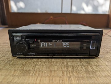 KENWOOD 1DIN U330BT CD USB BLUETOOTH 中古