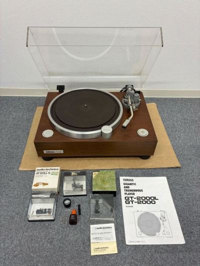 【14042】　★1円スタート　YAMAHA ヤマハ GT-2000L ターンテーブル レコードプレイヤー　取説付き