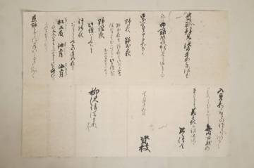 【真筆】日野資枝書状　1通　柳沢信濃守宛　公卿　歌人　日野家36代当主　肉筆　江戸時代　古文書