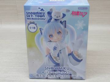 08/Y853★初音ミク　ぬーどるストッパーフィギュア ー雪ミク スカイタウン10th ver.ー　★フリュー★プライズ