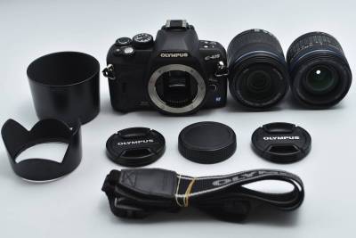 #8445 OLYMPUS デジタル一眼レフカメラ E-420 ダブルズームキット E-420WKIT