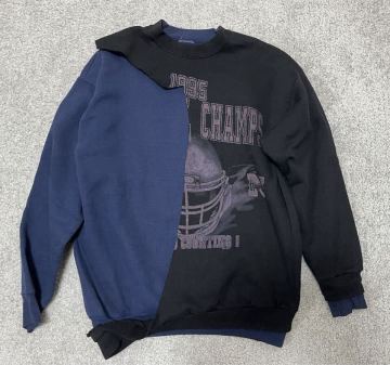 初期 martin margiela 0 10 マルタン マルジェラ アーティザナル ドッキング スウェット 本人期 初期 ここのえ ネイビー 黒 artisanal