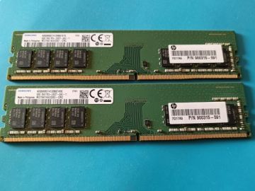 (BIOS確認済み)デスクトップPC用【SAMSUNG】 8GB 1Rx8 DDR4 PC4-2400T 8GBx2枚　計16GB　No.28