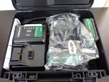 ① 未使用 HiKOKI ハイコーキ WH 18DC 18V コードレス インパクト ドライバ 2XPBZ バッテリー2個 ストロングブラック 激安１円スタート